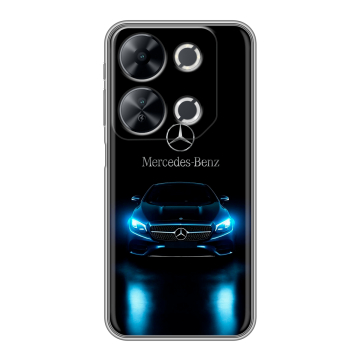 Силиконовый чехол на Itel P65 с принтом Mercedes Мерседес Силиконовый чехол на Itel P65 с принтом Mercedes Мерседес
