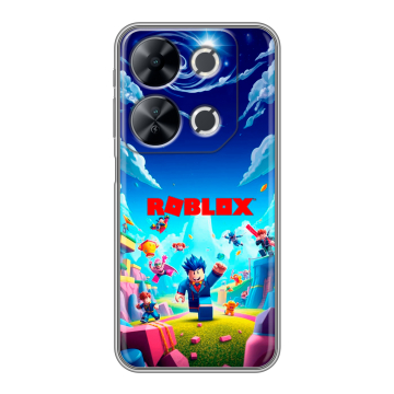 Силиконовый чехол на Itel P65 с принтом Roblox Роблокс Силиконовый чехол на Itel P65 с принтом Roblox Роблокс