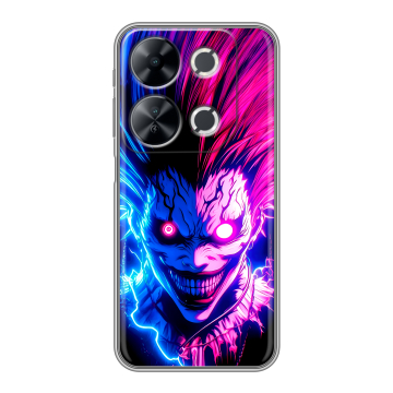 Силиконовый чехол на Itel P65 с принтом Death note Тетрадь смерти