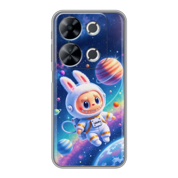 Силиконовый чехол на Itel P65 с принтом Labubu Лабубу Силиконовый чехол на Itel P65 с принтом Labubu Лабубу