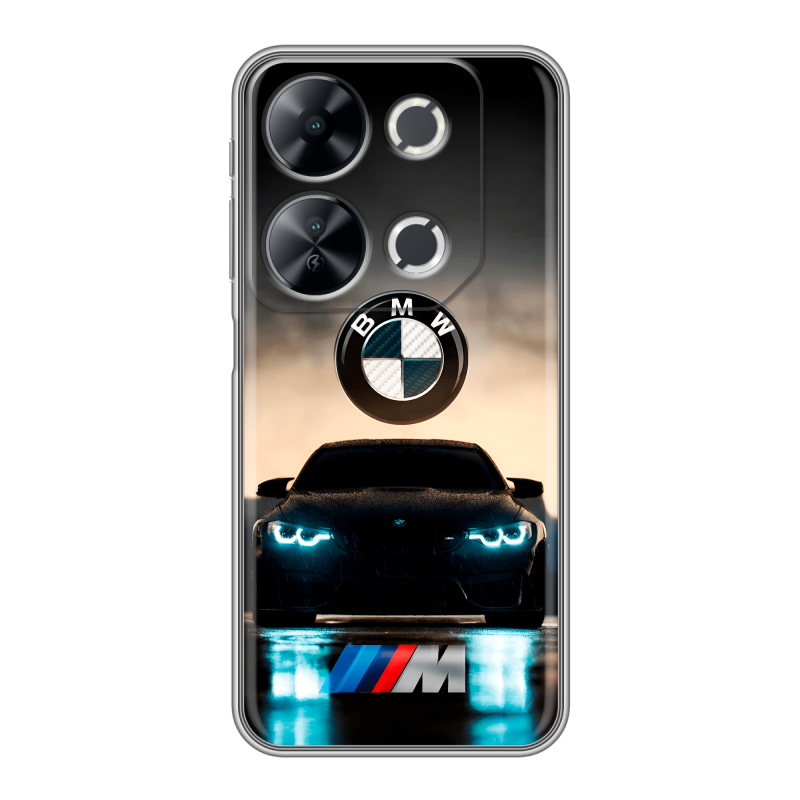 Силиконовый чехол на Itel P65 с принтом БМВ BMW Силиконовый чехол на Itel P65 с принтом БМВ BMW