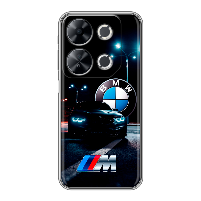 Силиконовый чехол на Itel P65 с принтом БМВ BMW Силиконовый чехол на Itel P65 с принтом БМВ BMW