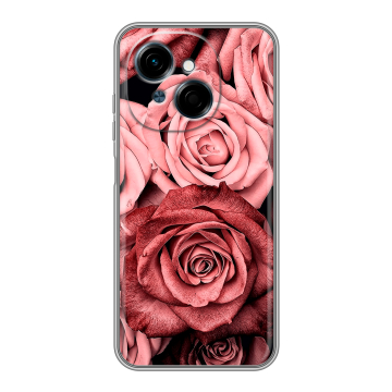 Силиконовый чехол на Tecno Spark Go 1 с принтом Цветы розы Силиконовый чехол на Tecno Spark Go 1 с принтом Цветы розы