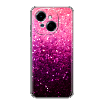 Силиконовый чехол на Tecno Spark Go 1 с принтом Блестки