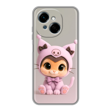 Силиконовый чехол на Tecno Spark Go 1 с принтом Куроми Kuromi Силиконовый чехол на Tecno Spark Go 1 с принтом Куроми Kuromi