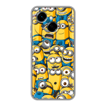 Силиконовый чехол на Tecno Spark Go 1 с принтом Миньоны Силиконовый чехол на Tecno Spark Go 1 с принтом Миньоны