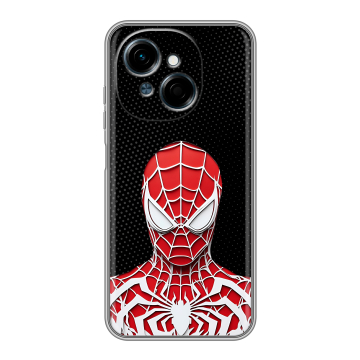 Силиконовый чехол на Tecno Spark Go 1 с принтом человек паук spiderman Силиконовый чехол на Tecno Spark Go 1 с принтом человек паук spiderman