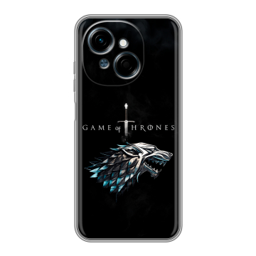 Силиконовый чехол на Tecno Spark Go 1 с принтом Игра Престолов Game Thrones