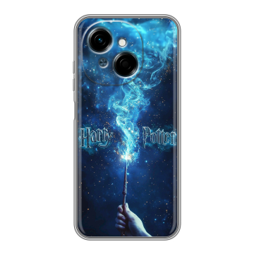 Силиконовый чехол на Tecno Spark Go 1 с принтом Harry Potter Гарри Поттер