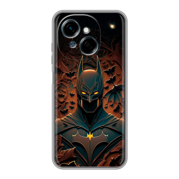 Силиконовый чехол на Tecno Spark Go 1 с принтом Batman Бэтмен