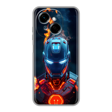 Силиконовый чехол на Tecno Spark Go 1 с принтом IronMan Железный человек Силиконовый чехол на Tecno Spark Go 1 с принтом IronMan Железный человек