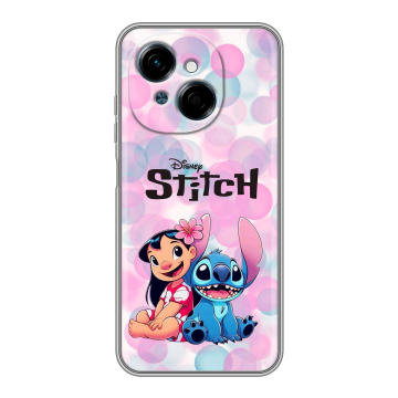 Силиконовый чехол на Tecno Spark Go 1 с принтом Лило и Стич Силиконовый чехол на Tecno Spark Go 1 с принтом Лило и Стич