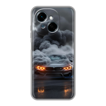 Силиконовый чехол на Tecno Spark Go 1 с принтом BMW БМВ