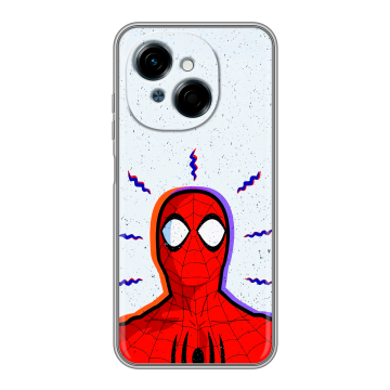 Силиконовый чехол на Tecno Spark Go 1 с принтом Spiderman Человек паук