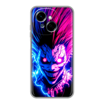 Силиконовый чехол на Tecno Spark Go 1 с принтом Death note Тетрадь смерти