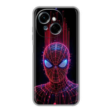 Силиконовый чехол на Tecno Spark Go 1 с принтом Spiderman Человек паук