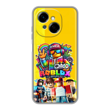 Силиконовый чехол на Tecno Spark Go 1 с принтом Roblox Роблокс Силиконовый чехол на Tecno Spark Go 1 с принтом Roblox Роблокс