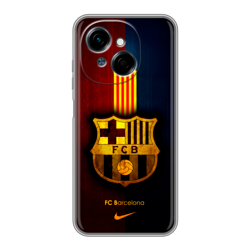 Силиконовый чехол на Tecno Spark Go 1 с принтом Барселона Barcelona Силиконовый чехол на Tecno Spark Go 1 с принтом Барселона Barcelona