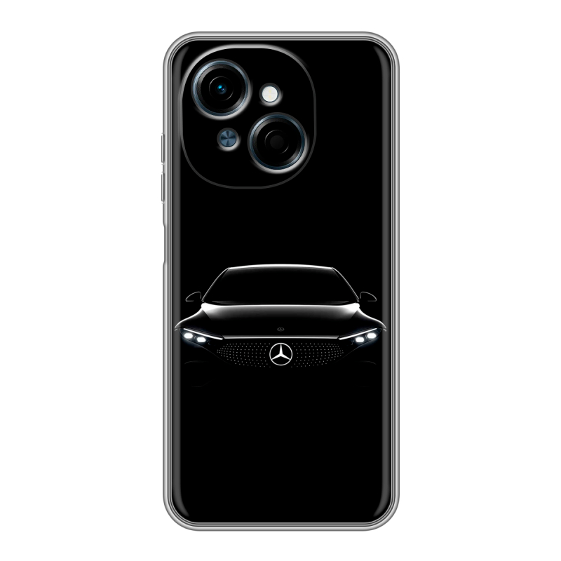 Силиконовый чехол на Tecno Spark Go 1 с принтом Mercedes Мерседес Силиконовый чехол на Tecno Spark Go 1 с принтом Mercedes Мерседес