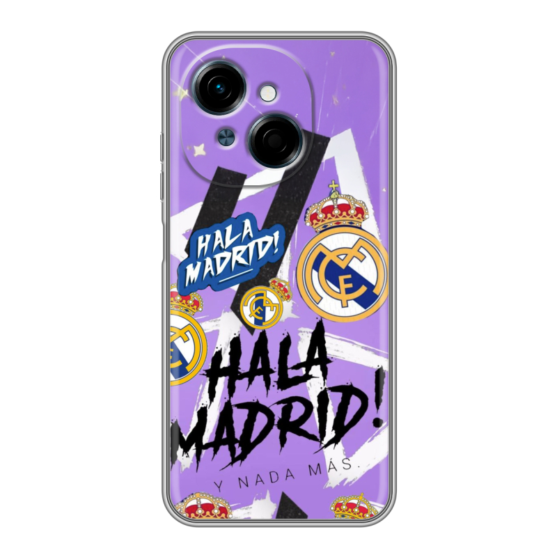 Силиконовый чехол на Tecno Spark Go 1 с принтом Real Madrid Реал Мадрид Силиконовый чехол на Tecno Spark Go 1 с принтом Real Madrid Реал Мадрид