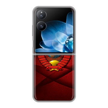 Пластиковый чехол на Xiaomi Mix Flip с принтом Герб СССР
