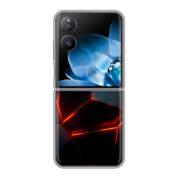 Пластиковый чехол на Xiaomi Mix Flip с принтом Яркие абстракции