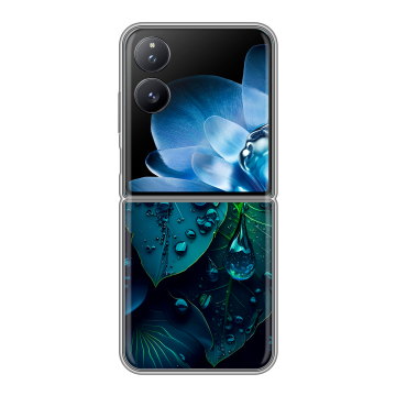 Пластиковый чехол на Xiaomi Mix Flip с принтом Листья