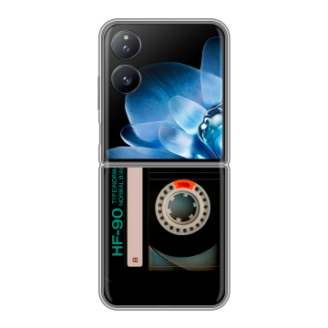 Пластиковый чехол на Xiaomi Mix Flip с принтом Кассета Пластиковый чехол на Xiaomi Mix Flip с принтом Кассета