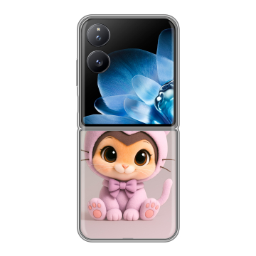 Пластиковый чехол на Xiaomi Mix Flip с принтом Куроми Kuromi Пластиковый чехол на Xiaomi Mix Flip с принтом Куроми Kuromi