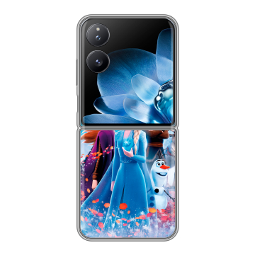 Пластиковый чехол на Xiaomi Mix Flip с принтом Холодное сердце Frozen Пластиковый чехол на Xiaomi Mix Flip с принтом Холодное сердце Frozen
