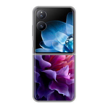 Пластиковый чехол на Xiaomi Mix Flip с принтом женский цветы Пластиковый чехол на Xiaomi Mix Flip с принтом женский цветы