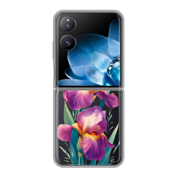 Пластиковый чехол на Xiaomi Mix Flip с принтом Цветы орхидеи Пластиковый чехол на Xiaomi Mix Flip с принтом Цветы орхидеи