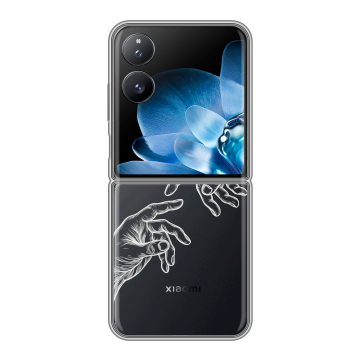 Пластиковый чехол на Xiaomi Mix Flip с принтом Сотворение мира Пластиковый чехол на Xiaomi Mix Flip с принтом Сотворение мира