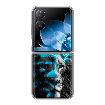 Пластиковый чехол на Xiaomi Mix Flip с принтом Король лев Пластиковый чехол на Xiaomi Mix Flip с принтом Король лев