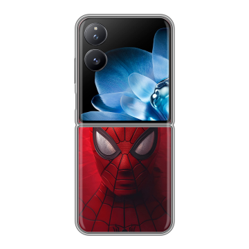 Пластиковый чехол на Xiaomi Mix Flip с принтом Spiderman Человек паук Пластиковый чехол на Xiaomi Mix Flip с принтом Spiderman Человек паук