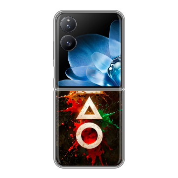 Пластиковый чехол на Xiaomi Mix Flip с принтом Squid Game Игра кальмара Пластиковый чехол на Xiaomi Mix Flip с принтом Squid Game Игра кальмара