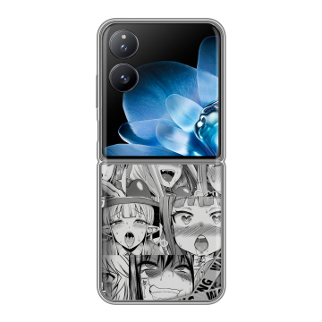Пластиковый чехол на Xiaomi Mix Flip с принтом Ahegao Ахегао Аниме Пластиковый чехол на Xiaomi Mix Flip с принтом Ahegao Ахегао Аниме