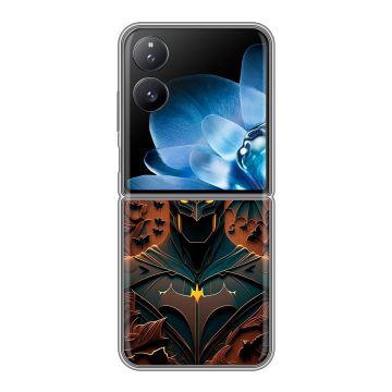 Пластиковый чехол на Xiaomi Mix Flip с принтом Batman Бэтмен Пластиковый чехол на Xiaomi Mix Flip с принтом Batman Бэтмен