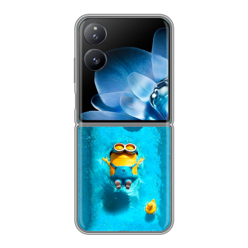 Пластиковый чехол на Xiaomi Mix Flip с принтом Миньоны Пластиковый чехол на Xiaomi Mix Flip с принтом Миньоны