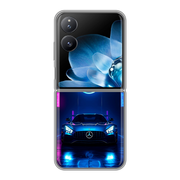 Пластиковый чехол на Xiaomi Mix Flip с принтом Mercedes Мерседес Пластиковый чехол на Xiaomi Mix Flip с принтом Mercedes Мерседес