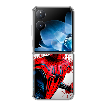 Пластиковый чехол на Xiaomi Mix Flip с принтом Spiderman Человек паук Пластиковый чехол на Xiaomi Mix Flip с принтом Spiderman Человек паук