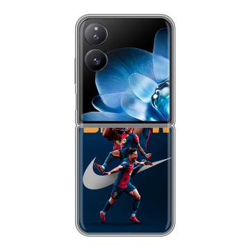 Пластиковый чехол на Xiaomi Mix Flip с принтом Барселона Barca Yamal Пластиковый чехол на Xiaomi Mix Flip с принтом Барселона Barca Yamal
