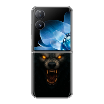 Пластиковый чехол на Xiaomi Mix Flip с принтом Волк Пластиковый чехол на Xiaomi Mix Flip с принтом Волк