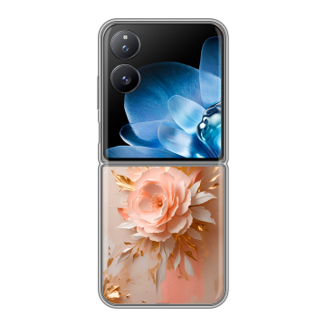 Пластиковый чехол на Xiaomi Mix Flip с принтом женский Пластиковый чехол на Xiaomi Mix Flip с принтом женский