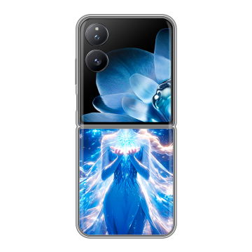 Пластиковый чехол на Xiaomi Mix Flip с принтом Холодное сердце Frozen Пластиковый чехол на Xiaomi Mix Flip с принтом Холодное сердце Frozen
