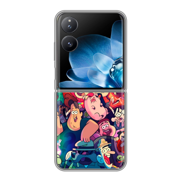 Пластиковый чехол на Xiaomi Mix Flip с принтом Gravity Falls Гравити Фолз