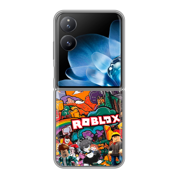 Пластиковый чехол на Xiaomi Mix Flip с принтом Roblox Роблокс Пластиковый чехол на Xiaomi Mix Flip с принтом Roblox Роблокс