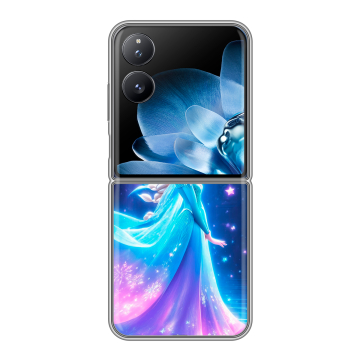 Пластиковый чехол на Xiaomi Mix Flip с принтом Холодное сердце Frozen Пластиковый чехол на Xiaomi Mix Flip с принтом Холодное сердце Frozen