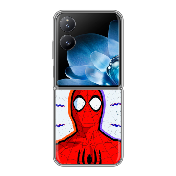 Пластиковый чехол на Xiaomi Mix Flip с принтом Spiderman Человек паук Пластиковый чехол на Xiaomi Mix Flip с принтом Spiderman Человек паук