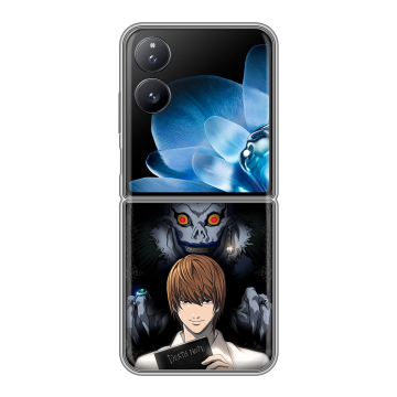 Пластиковый чехол на Xiaomi Mix Flip с принтом Death note Тетрадь смерти Пластиковый чехол на Xiaomi Mix Flip с принтом Death note Тетрадь смерти